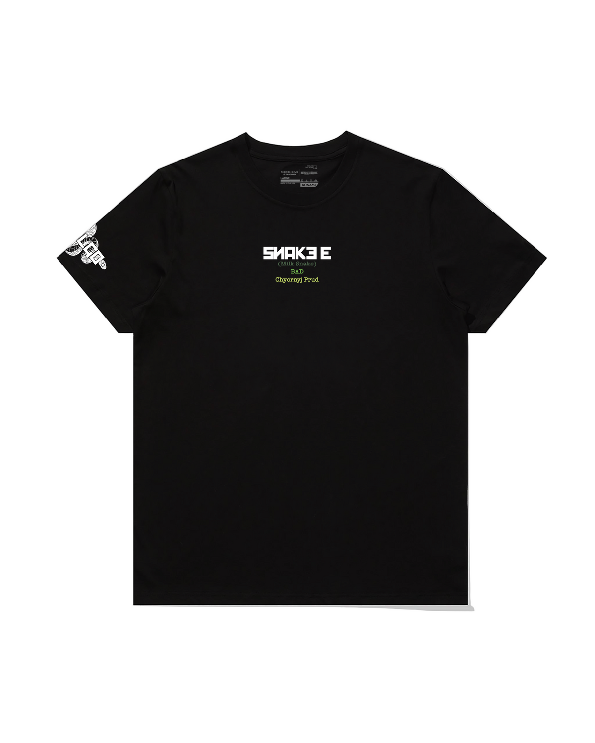MGSΔ x Golgo Snake E Milk Snake Tee